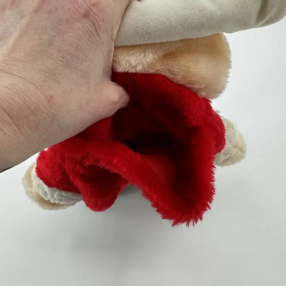3D Santa Stocking Vintage 1988 Made by Fairview Christmas Decor